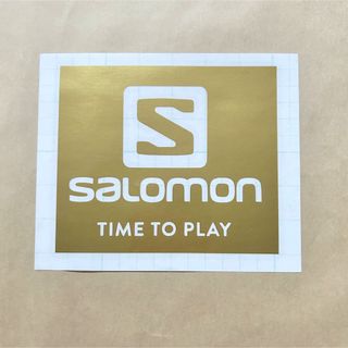 サロモン(SALOMON)のSALOMON サロモン カッティングステッカー BOXロゴ◆ゴールド◆(その他)