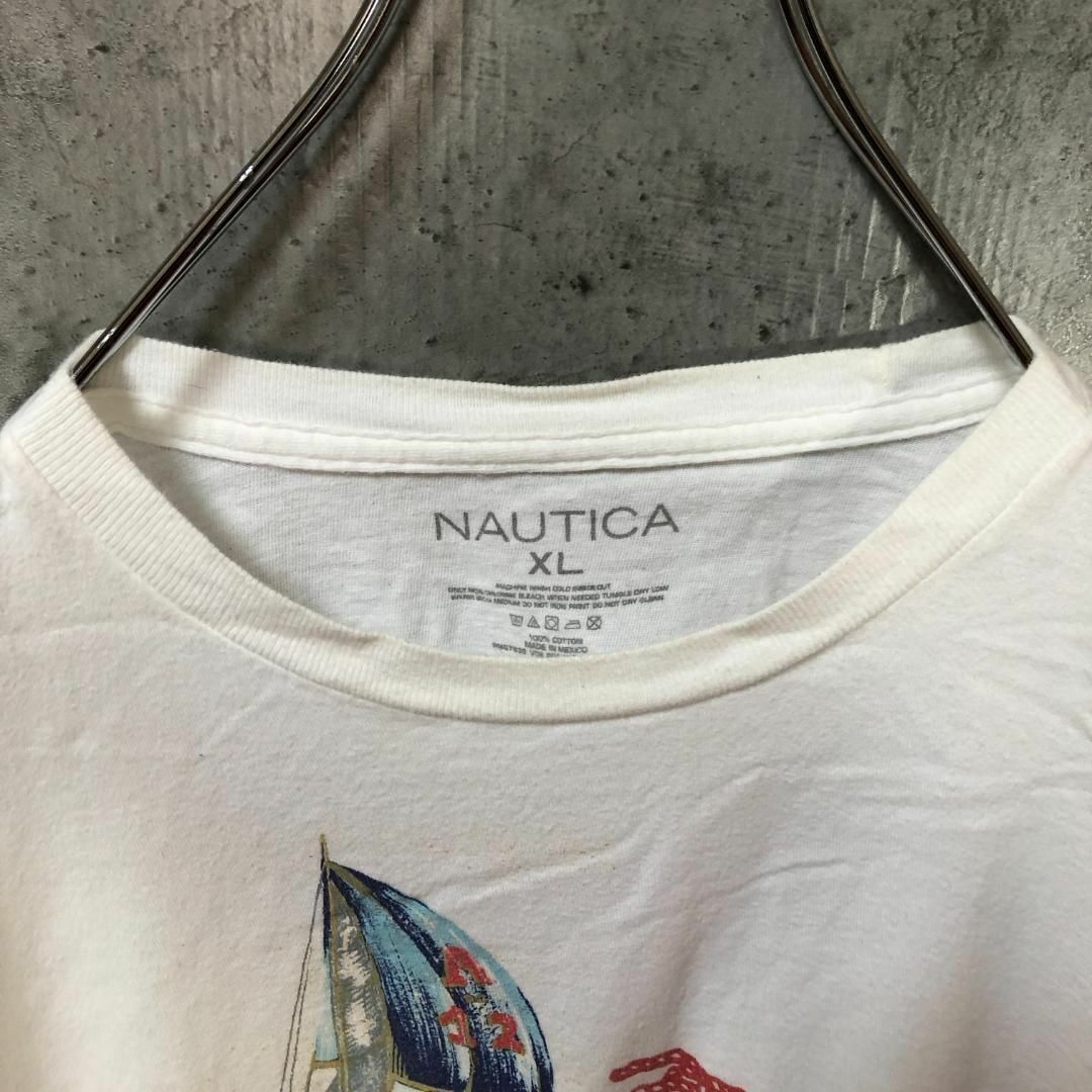 【激レア】NAUTICA 帆船 オールド プリント デザイン Tシャツ メンズのトップス(Tシャツ/カットソー(半袖/袖なし))の商品写真