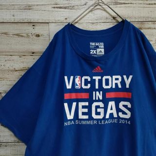 アディダス(adidas)の【672】USA古着アディダスNBA Summer LeagueTシャツ　２ＸＬ(Tシャツ/カットソー(半袖/袖なし))