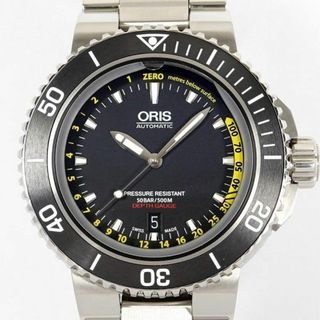 オリス(ORIS)のオリス アクイス デプスゲージ 733 7755 4154メンズ SS(腕時計(アナログ))