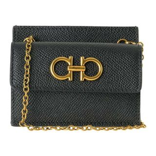 Ferragamo - 新品 フェラガモ FERRAGAMO カードケース CARD HOLDER ネロ