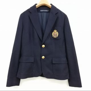 ラルフローレン(Ralph Lauren)の美品 ブレザー 紺ブレ  金ボタン ジャケット エンブレムワッペン テーラード(テーラードジャケット)