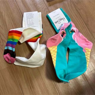 ハッピーソックス(Happy Socks)のhappy socks 靴下　二足セット(ソックス)