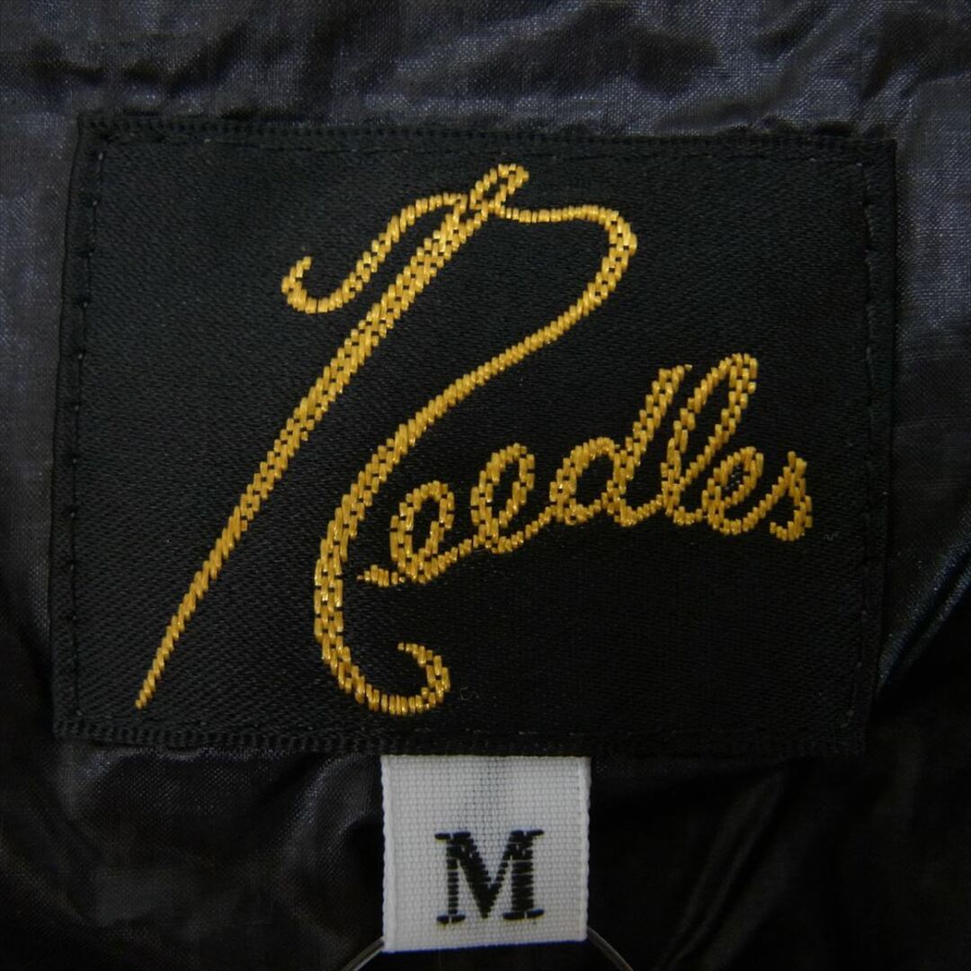 Needles(ニードルス)のNeedles ニードルス J0178 ナイロン キルティング ノーカラー 中綿 ブルゾン ジャケット ブラック系 M【中古】 メンズのジャケット/アウター(その他)の商品写真