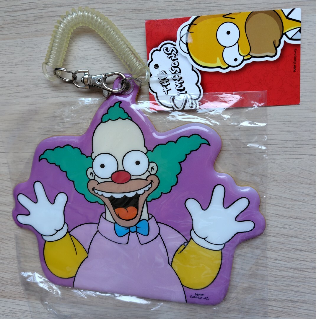 THE SIMPSONS(シンプソンズ)クラスティ/ダイカット パスケース/定期 エンタメ/ホビーのアニメグッズ(その他)の商品写真