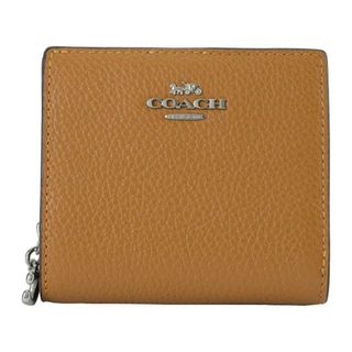 コーチ(COACH)の新品 コーチ COACH 2つ折り財布 SNAP WALLET ブラウン(財布)