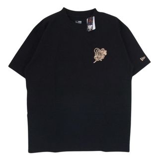 ニューエラー(NEW ERA)のNEW ERA ニューエラ ANNA SUI アナスイ ロゴ 半袖 Tシャツ ブラック系 XL【極上美品】【中古】(シャツ)