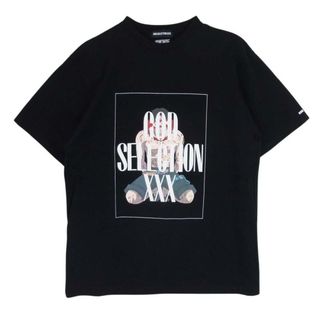 GOD SELECTION XXX - GOD SELECTION XXX ゴッドセレクション × ONE PIECE ワンピース エース プリント 半袖 Tシャツ ブラック系 L【中古】