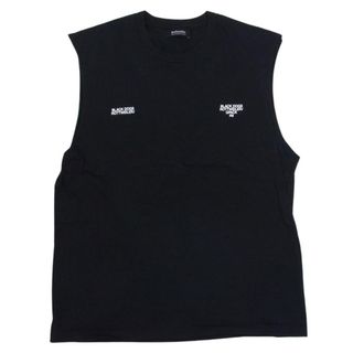 ロットワイラー(ROTTWEILER)のROTTWEILER ロットワイラー RW22SS0626 BLACK DOGS ロゴプリント ノースリーブ Tシャツ カットソー タンクトップ ブラック系 M【中古】(シャツ)