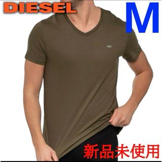 ディーゼル(DIESEL)の新品未使用！DIESEL ディーゼルコットン VネックTシャツM※トミー好き(Tシャツ/カットソー(半袖/袖なし))