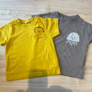 【95サイズ】ライオン&クラゲ Tシャツ2枚セット(Tシャツ/カットソー)