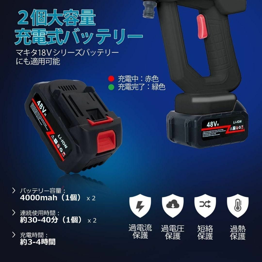 高圧洗浄機　バッテリー2個付　値引き交渉可能　専用ケース付　新品未使用 スマホ/家電/カメラのスマホアクセサリー(Androidケース)の商品写真