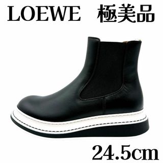 LOEWE - 【極美品】ロエベ サイドゴアブーツ 39サイズ レザー チェルシーブーツ