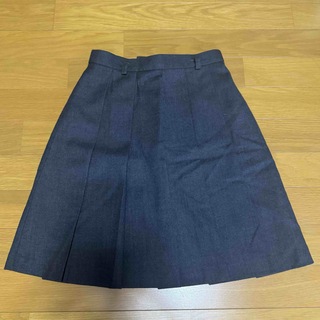プリーツスカート　スカート　グレー　韓国ファッション(ミニスカート)