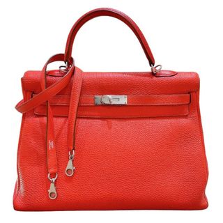 エルメス(Hermes)の　エルメス HERMES ケリー35　 □Q刻印 ルージュピヴォワンヌ トゴ レディース ハンドバッグ(ハンドバッグ)