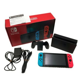 ニンテンドースイッチ(Nintendo Switch)のNintendo Switch ニンテンドースイッチ 後期型 HAD-S-KABAA ネオンブルー ネオンレッド 自由にゲームを楽しむ。 【良品】 22402R18(家庭用ゲーム機本体)