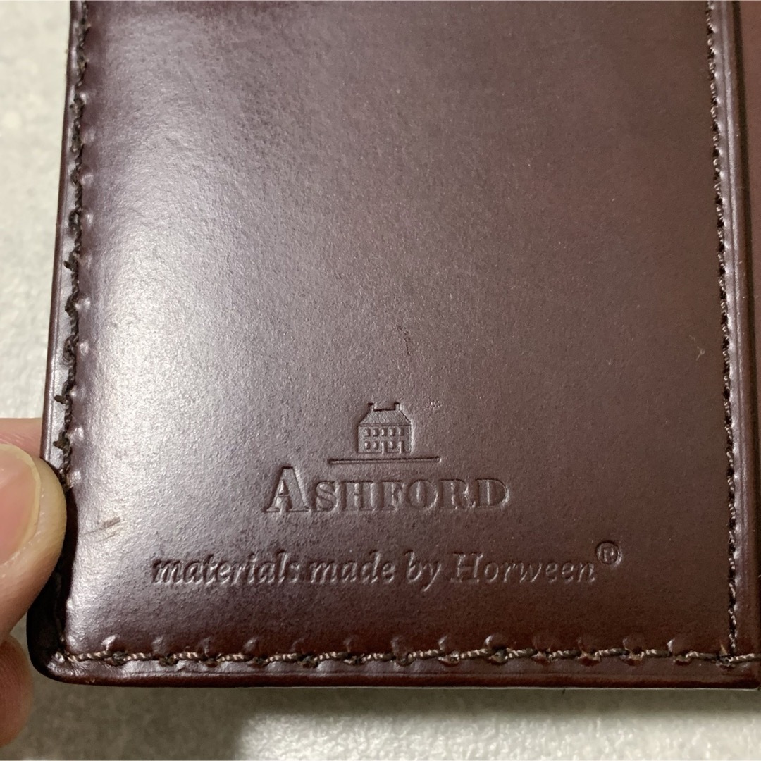 ASHFORD(アシュフォード)のASHFORD x Horween 手帳カバー クロムエクセルレザー バイブル メンズのファッション小物(手帳)の商品写真