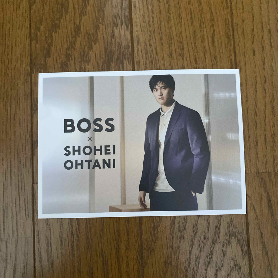 BOSS(ボス)の大谷翔平　ポスターカード・ステッカー　BOSS エンタメ/ホビーのタレントグッズ(スポーツ選手)の商品写真