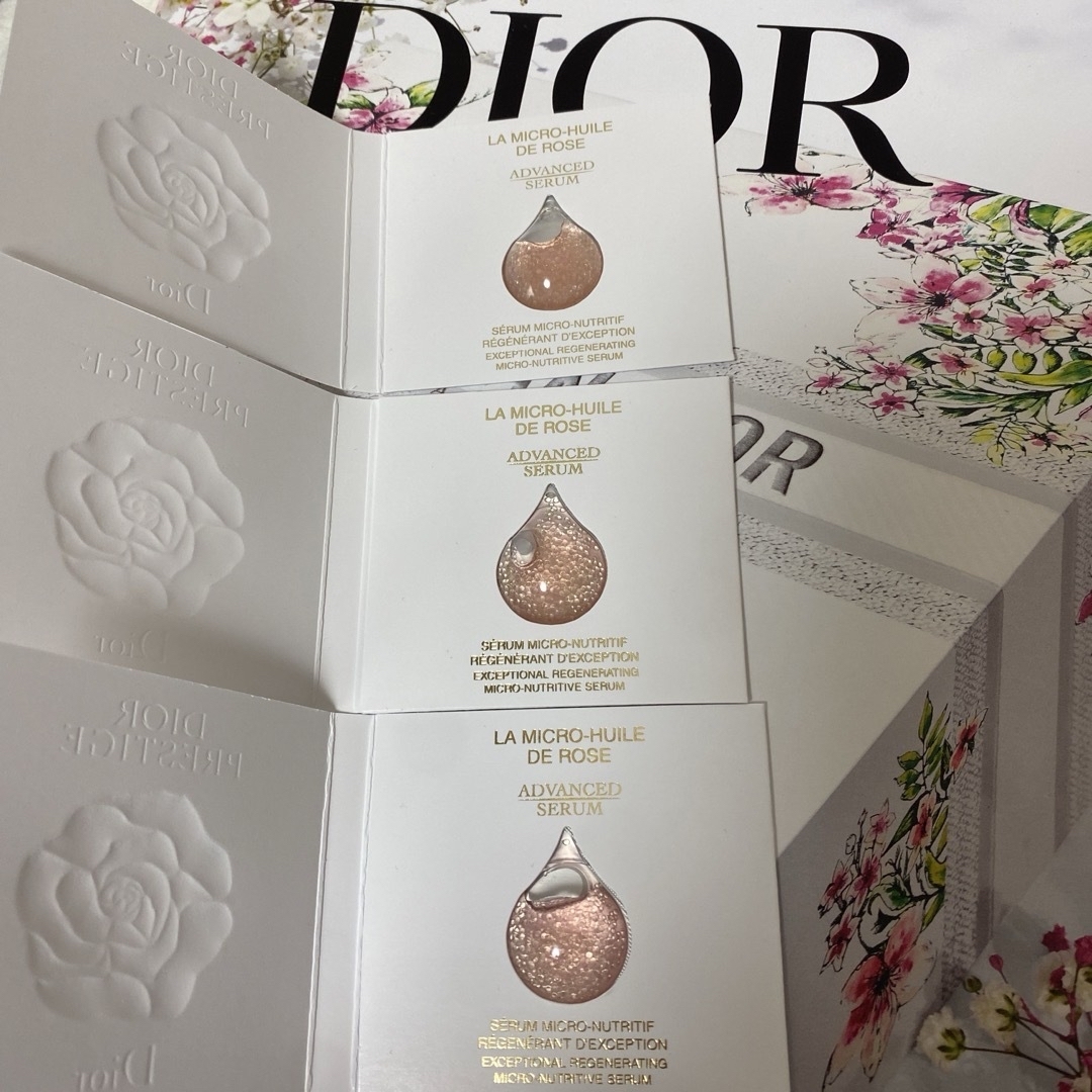 Dior(ディオール)のDior プレステージ　マイクロユイルド　ローズセラム　３点 コスメ/美容のスキンケア/基礎化粧品(美容液)の商品写真