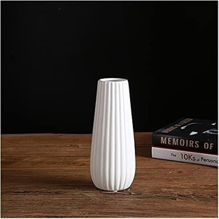 【人気商品】フラワーベース 花瓶 陶器 ホワイト 和風(花瓶)
