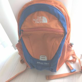 ザノースフェイス(THE NORTH FACE)のTHE NORTH FACE SMALLDAY キッズ リュック オレンジ スモ(通園バッグ)