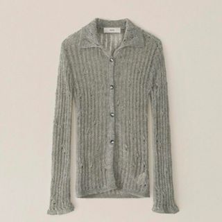 オオトロ(OHOTORO)のOHOTORO Feather Damage Cardigan(カーディガン)