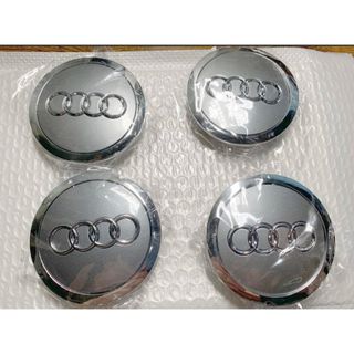 AUDI - アウディAudi　ホイールセンターキャップ　4個セット　直径 61MM  グレー