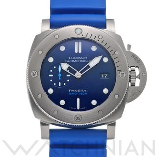 オフィチーネパネライ(OFFICINE PANERAI)の中古 パネライ PANERAI PAM00692 V番(2019年製造) ブルー メンズ 腕時計(腕時計(アナログ))