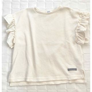 ブリーズ(BREEZE)のBREEZE ワッフル　フリル　半袖　トップス　カットソー　120キッズ(Tシャツ/カットソー)