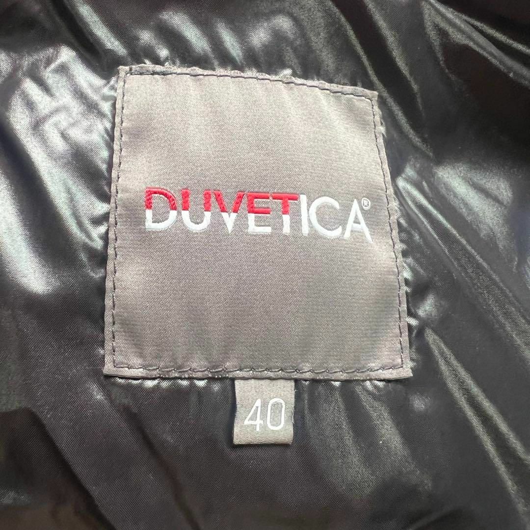 DUVETICA(デュベティカ)の【美品】DUVETICA ロングダウンコート ブラック 40 タヌキファー レディースのジャケット/アウター(ダウンコート)の商品写真