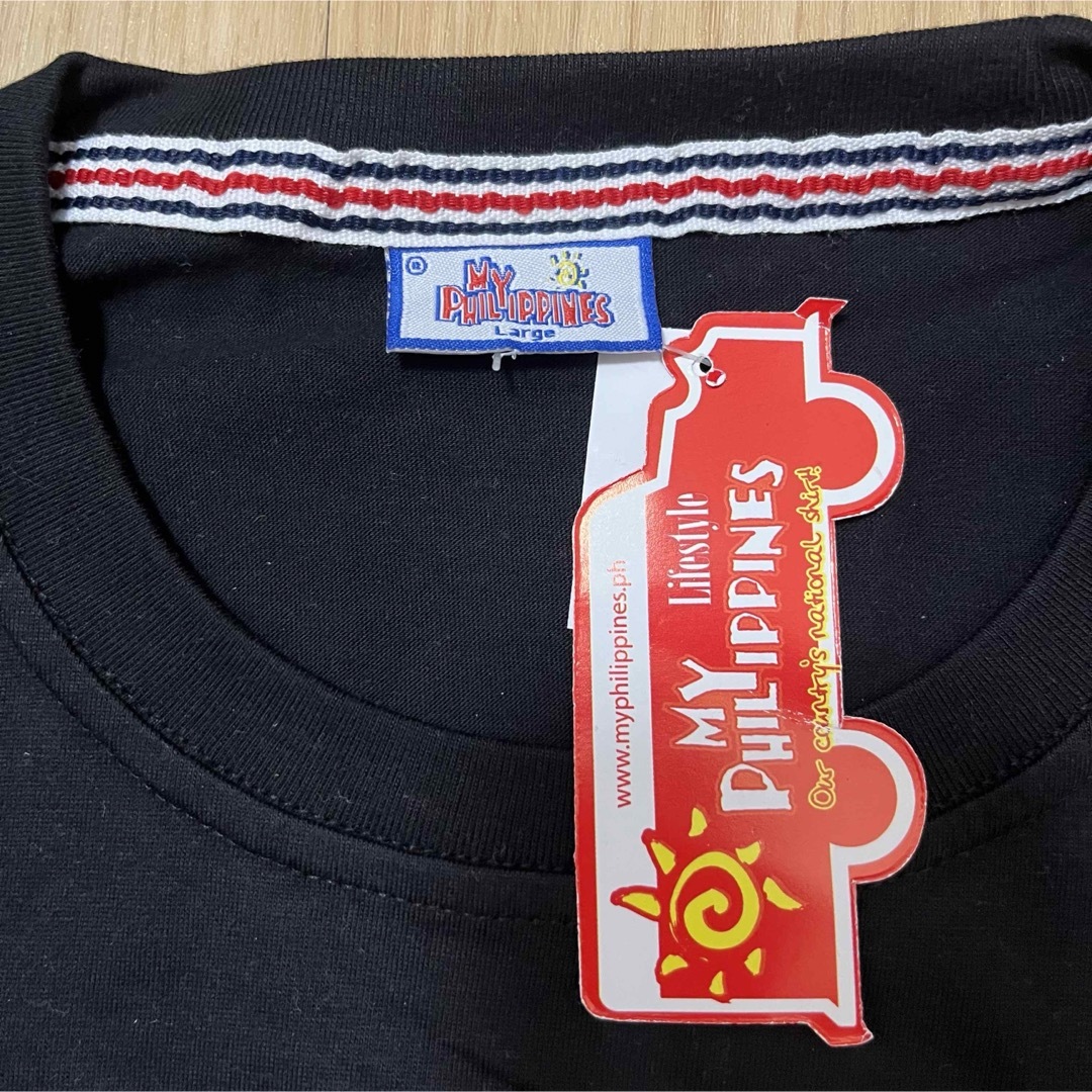 未使用タグ付き　Tシャツ　San miguel サンミゲル　フィリピン　ブラック メンズのトップス(Tシャツ/カットソー(半袖/袖なし))の商品写真