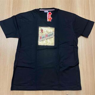 未使用タグ付き　Tシャツ　San miguel サンミゲル　フィリピン　ブラック(Tシャツ/カットソー(半袖/袖なし))