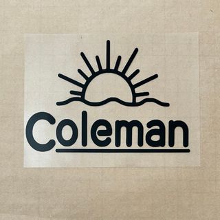 コールマン(Coleman)の【旧ロゴ】 Coleman コールマン カッティングステッカー◆黒グロス◆(その他)