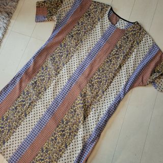 antiqua - アンティカ♠️pattern torsoのワンピース