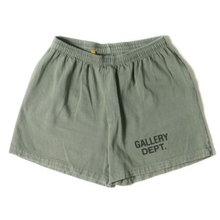 GALLERY DEPT. ギャラリーデプト パンツ サイズ:L ウォッシュ加工 コットン イージーショーツ オリーブ USA製 ボトムス ズボン ショートパンツ【メンズ】【中古】(ショートパンツ)