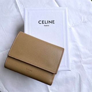 セリーヌ(celine)のセリーヌ CELINE 財布　トリフォールド　ライトキャメル　カーフ　箱(財布)