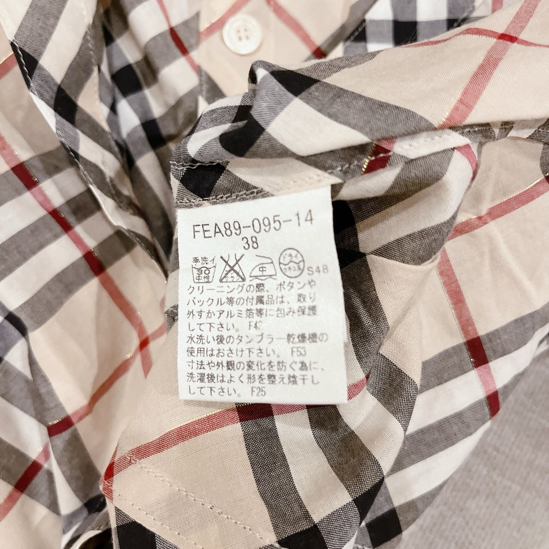 バーバリー☆半袖 チェック シャツ バーバリー☆半袖 チェック シャツ