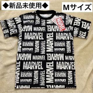 マーベル　marvel 半袖　トップス　Tシャツ　総柄　丸首　Mサイズ(Tシャツ/カットソー(半袖/袖なし))