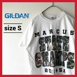 ギルタン(GILDAN)の90s 古着 ギルダン Tシャツ バスケットボール マーカス S (Tシャツ/カットソー(半袖/袖なし))