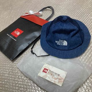 ザノースフェイス(THE NORTH FACE)の新品タグ付きTHE NORTH FACEこども用キッズ帽子ハット あご紐付き(帽子)