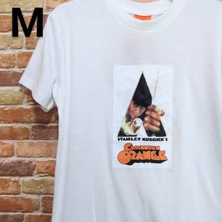 【新品】映画 時計じかけのオレンジ Tシャツ  半袖 M ホワイト(Tシャツ/カットソー(半袖/袖なし))