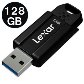 USBメモリ 128GB Lexar JumpDrive S80 スライド式 USB3.1 Gen1 読込速度 150MB/s 書込速度 60MB/s ブラック LJDS080128G-BNBNG 海外リテール レキサー フラッシュ USB3.0 キャップレス スライドコネクタ 送料無料(PC周辺機器)