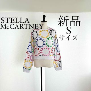 ステラマッカートニー(Stella McCartney)のSTELLA McCARTNEYステラマッカートニー　ロゴスウェット　Sホワイト(トレーナー/スウェット)