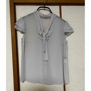 ユナイテッドアローズグリーンレーベルリラクシング(UNITED ARROWS green label relaxing)の【美品】Green label relaxing シアーシャツ　半袖　M 38(シャツ/ブラウス(半袖/袖なし))