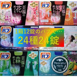 【花王 バブ 詰め合わせ 24種24錠】 薬用 入浴剤 20C(入浴剤/バスソルト)