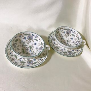 ノリタケ(Noritake)のノリタケ　カップ&ソーサー　2客　セット　未使用品　ペア　カリフパレス(グラス/カップ)