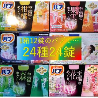 【花王 バブ 詰め合わせ 24種24錠】 薬用 入浴剤 20F(入浴剤/バスソルト)