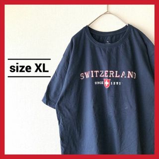 90s 古着 ノーブランド Tシャツ ゆるダボ オーバーサイズ XL (Tシャツ/カットソー(半袖/袖なし))