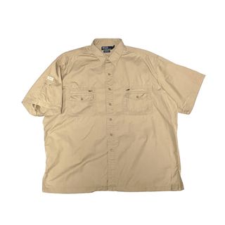 ポロラルフローレン(POLO RALPH LAUREN)のXXL ポロ ラルフローレン 半袖 フィッシング シャツ ヴィンテージ 釣り(シャツ)