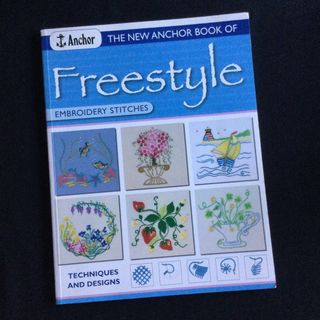 フリースタイル　刺繍　図案集　洋書　Freestyle 刺しゅう　ステッチ　英語(洋書)